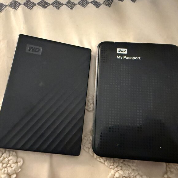 Bundle of 2 WD My Passport 2TB External Hard Drives – Black - Picture 1 of 7